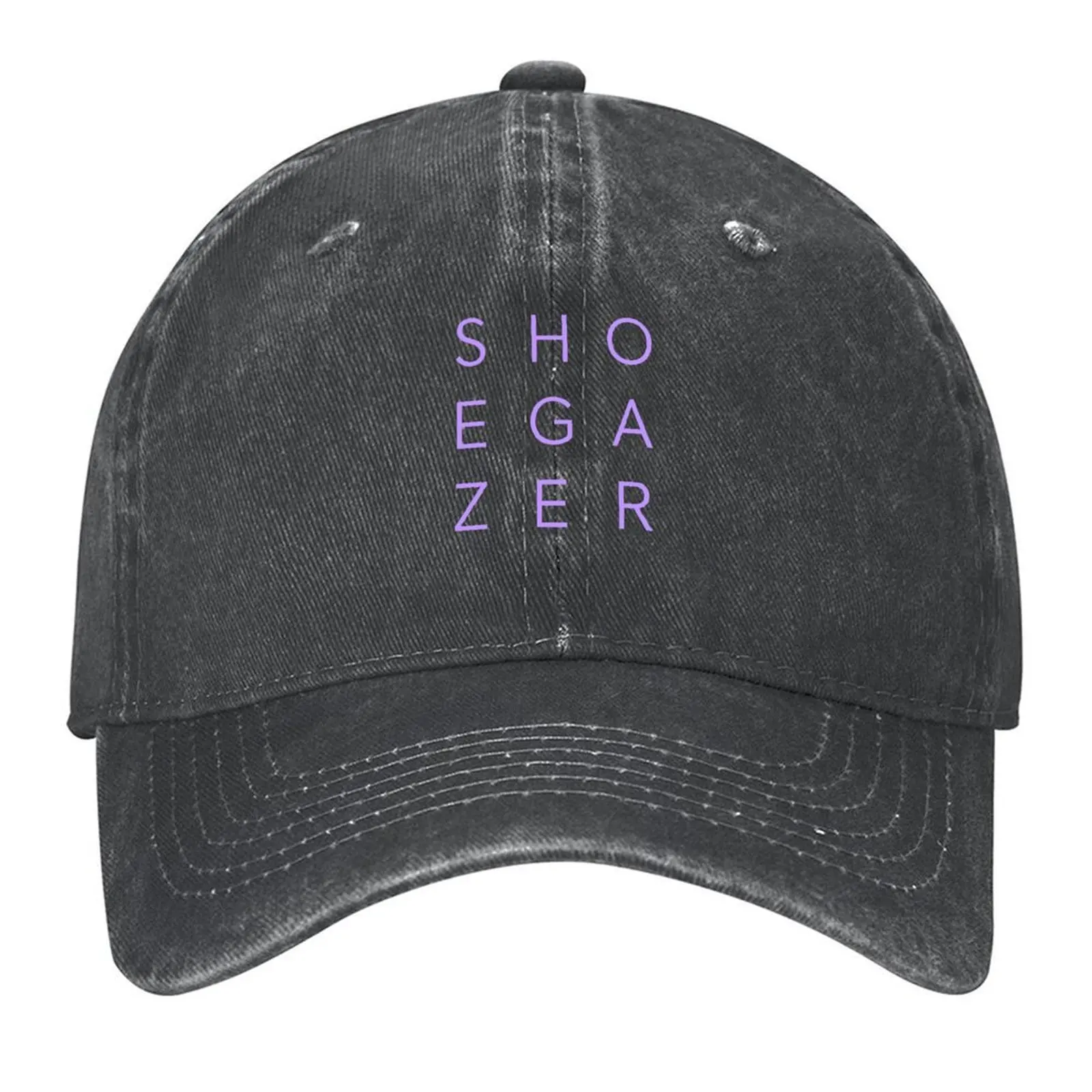 

SHOEGAZER Purple Baseball Cap Hat Beach Luxury Man Hat Ball Cap New Hat Female Men's