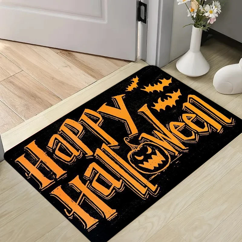 Colorful 3D Welcome Text Stars Confetti Pattern Entrance Mat Non-Slip Doormat Front Door Entryway Housewarming Gift