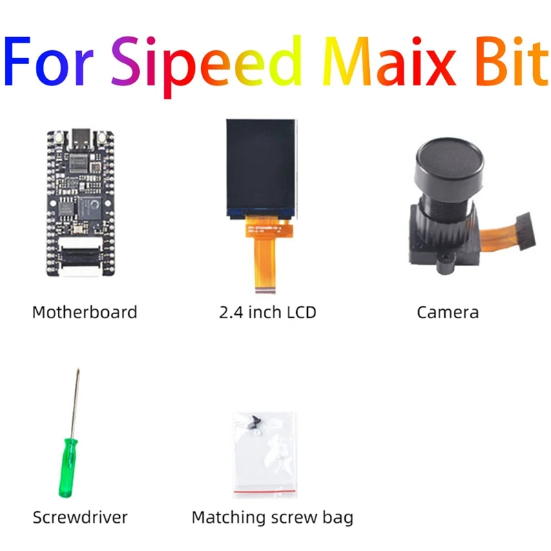 For Sipeed Maix Bit Development Board Kit RISC-V AI+LOT K210 In-Line Breadboard With 2.4Inch Screen And Camera Replacement Parts