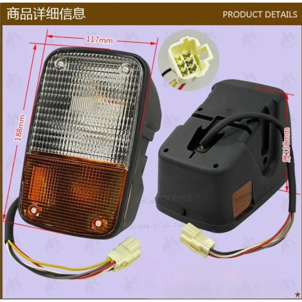 

Forklift Parts 12V Led Headlight for Toyota 7FB/8FB with OEM 56550-13131-71L 56540-13132-71R