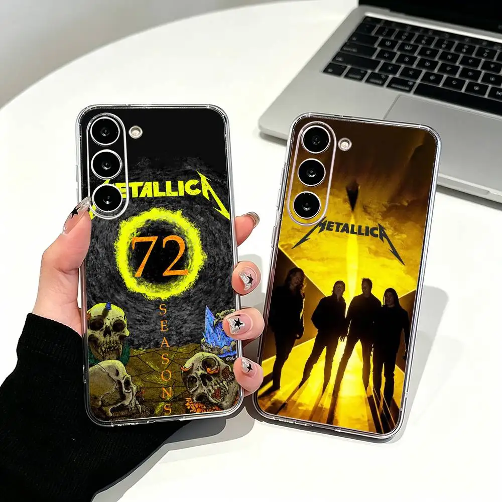 Band 72 S-Seasons M-Metallica Clear Phone Case for Samsung Galaxy A71, A70, A52, A51, A40, A30