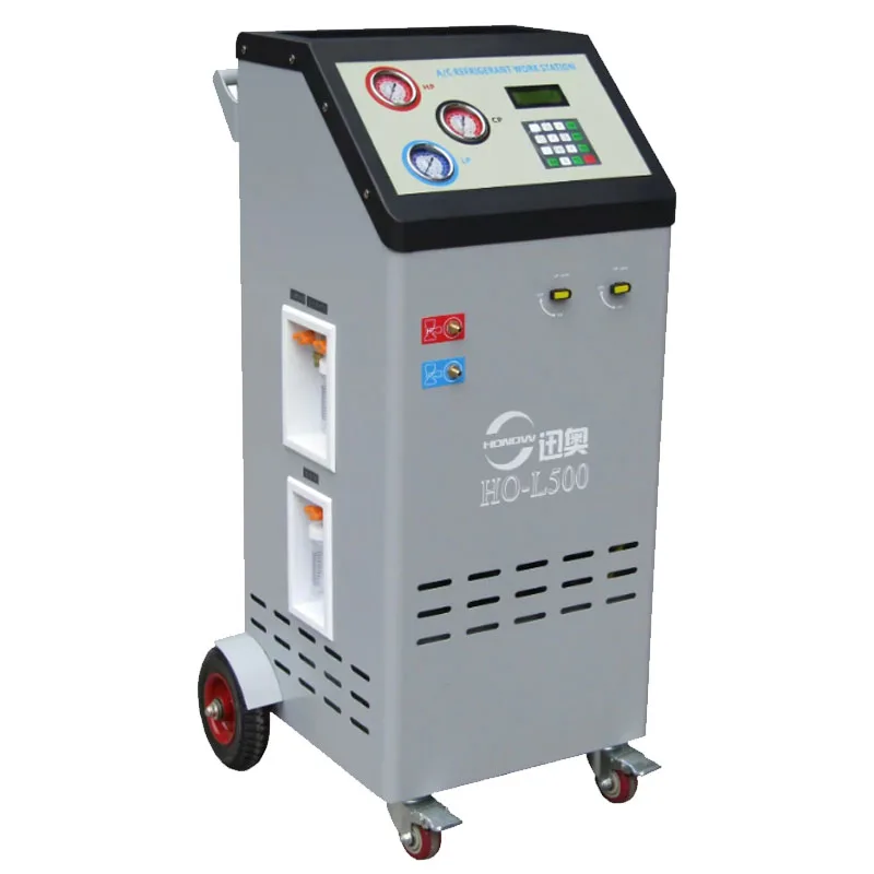 L500 Car Air Conditioning Maintenance Equipment Refrigerant Recovery And Filling Machine For Vehicle Care