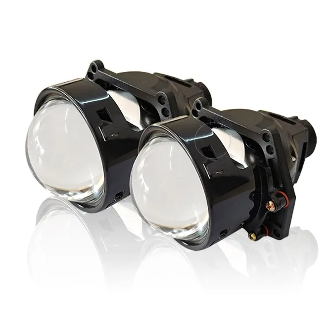 

MINJIE low beam 45W high beam 55W BI led projector blue lens 3.0 headlight