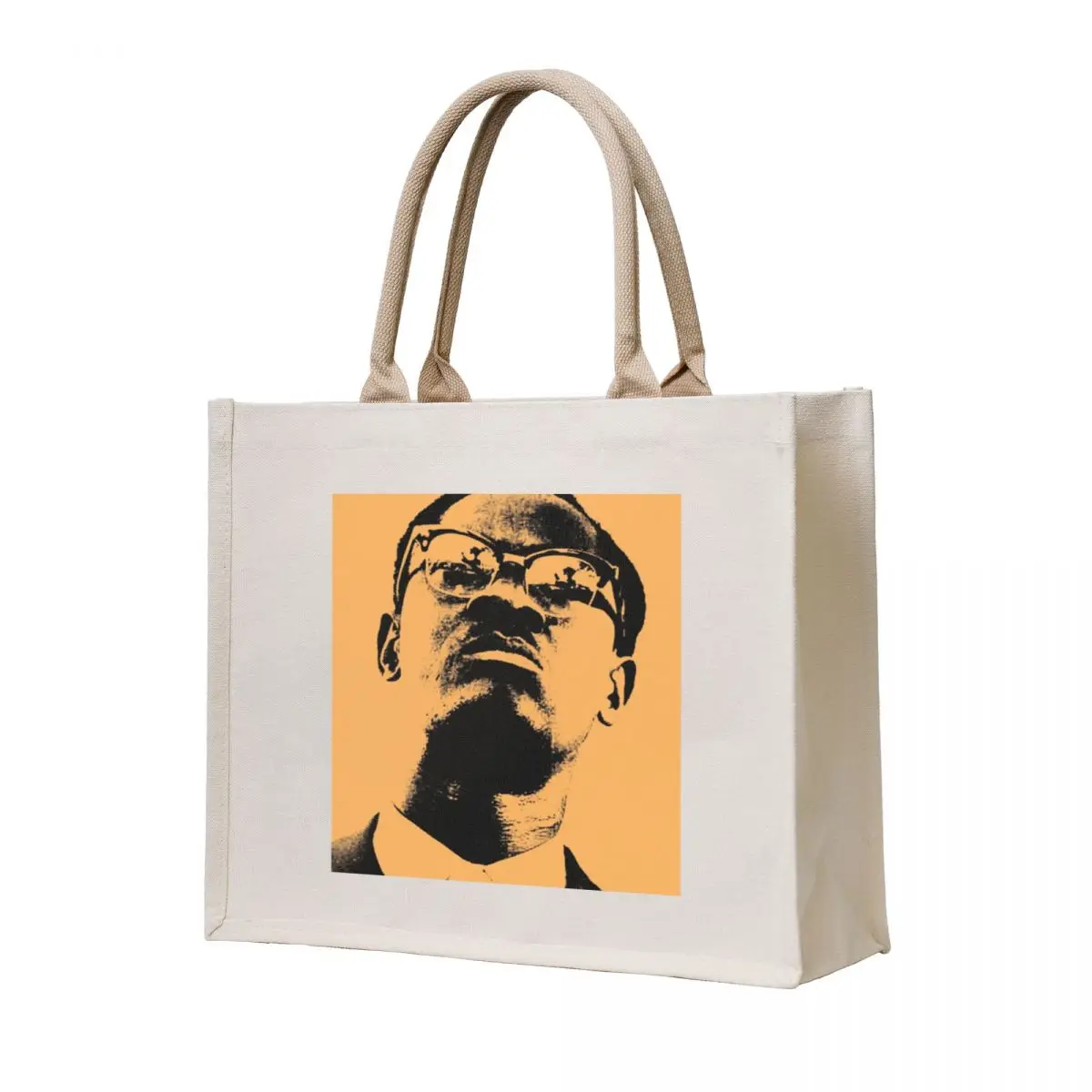

Patrice Lumumba Graphic Tote Bag tote bag woman custom fabric bag Beach