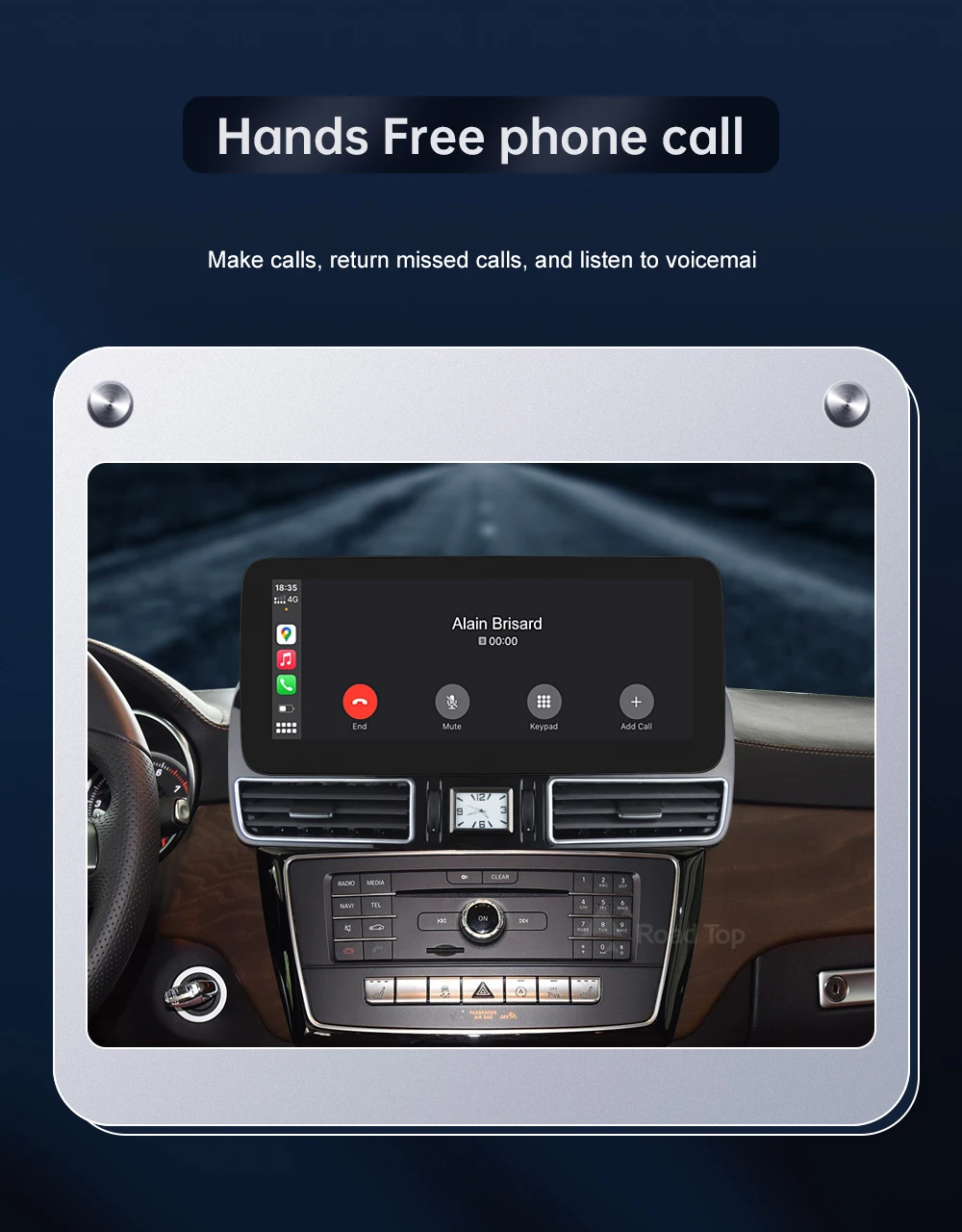 12.3'' Multimedia Display For BenzML W166 GL X166 GLE GLS 2012-2018 Touch Screen Wireless Carplay Navigation Android Auto