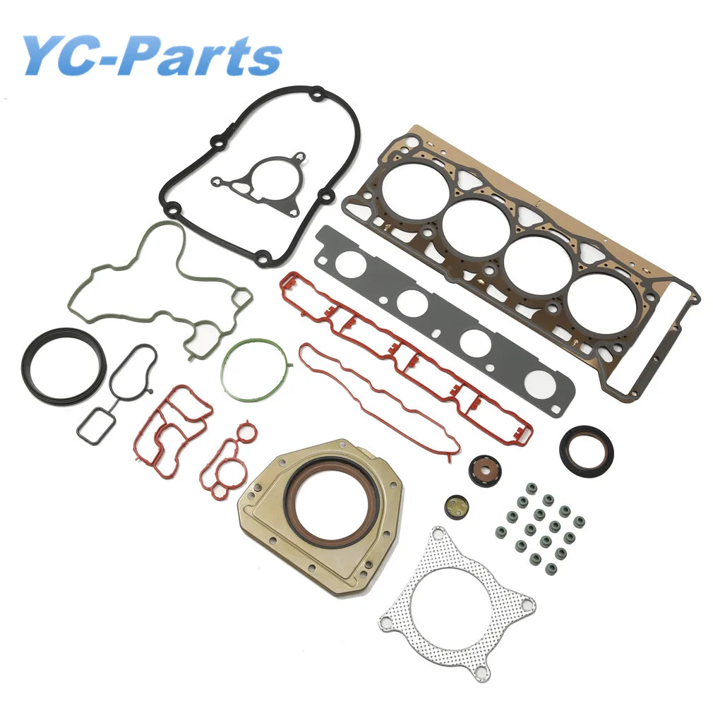 EA888 MK2 2.0T Engine Cylinder Head Seal Gasket & Crankcase Gasket Kit for VW Jetta Golf Passat CC Tiguan Audi A4 A5 A6 Q3 Q5 TT