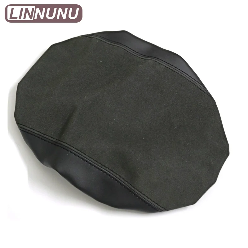 LINNUNU Suede leather Car Armrest cover Splash-ink black Fit for Geely Monjaro KX11 2022 2023 Xingyue L Interior Accessories