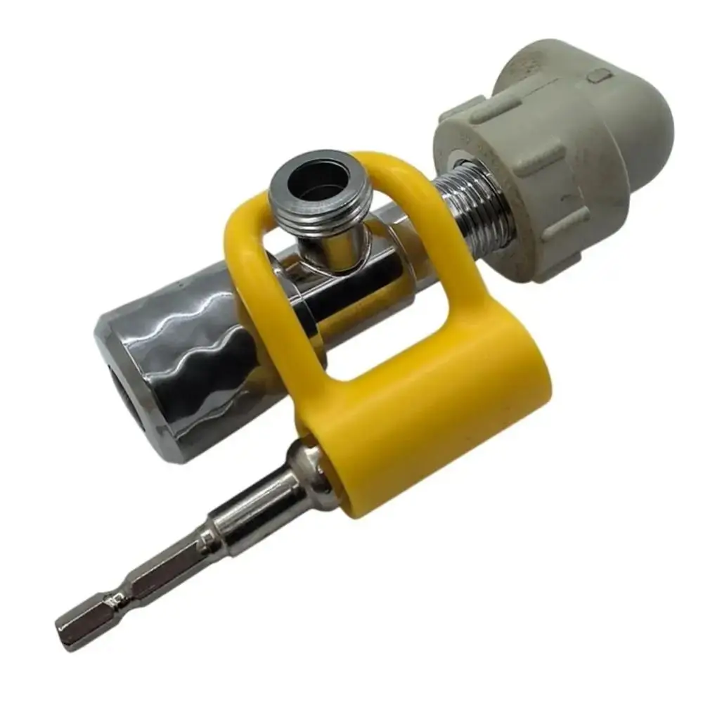 

20/25mm Angle Valve Wrench Faucet Wrench With Electric Drill Connecting Rod For Tight Spaces Angle Valves Disassembly