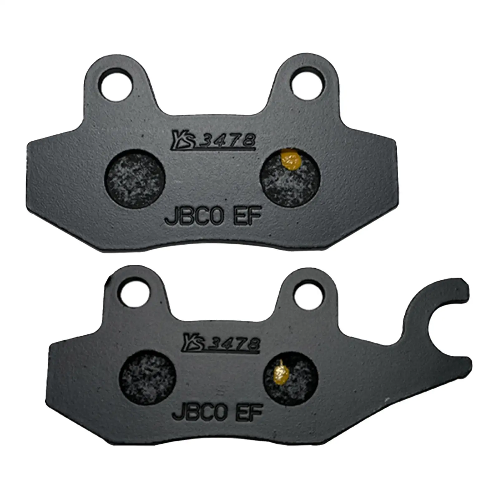 Motorcycle Front Brake Pads Wear Resistant Easy Install High Performance Copper Compound Set for Motorbike Maintenance