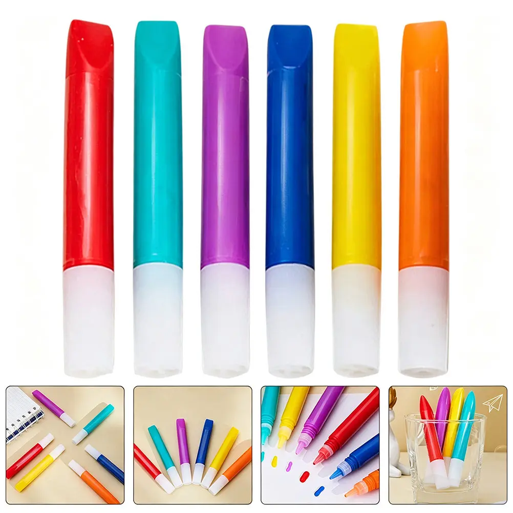 12Pcs Bubble Popcorn Drawing Pens Set Soft Flexible Colorful Marking Multifunctional DIY Art Painting School Office Supplies