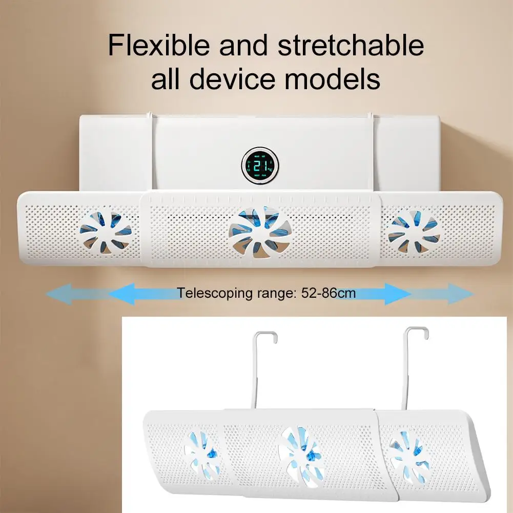 New Anti-Direct Blowing Air Conditioning Wind Deflector Wall-Mounted Outlet Baffle Hanging Conditioning Guide Cover