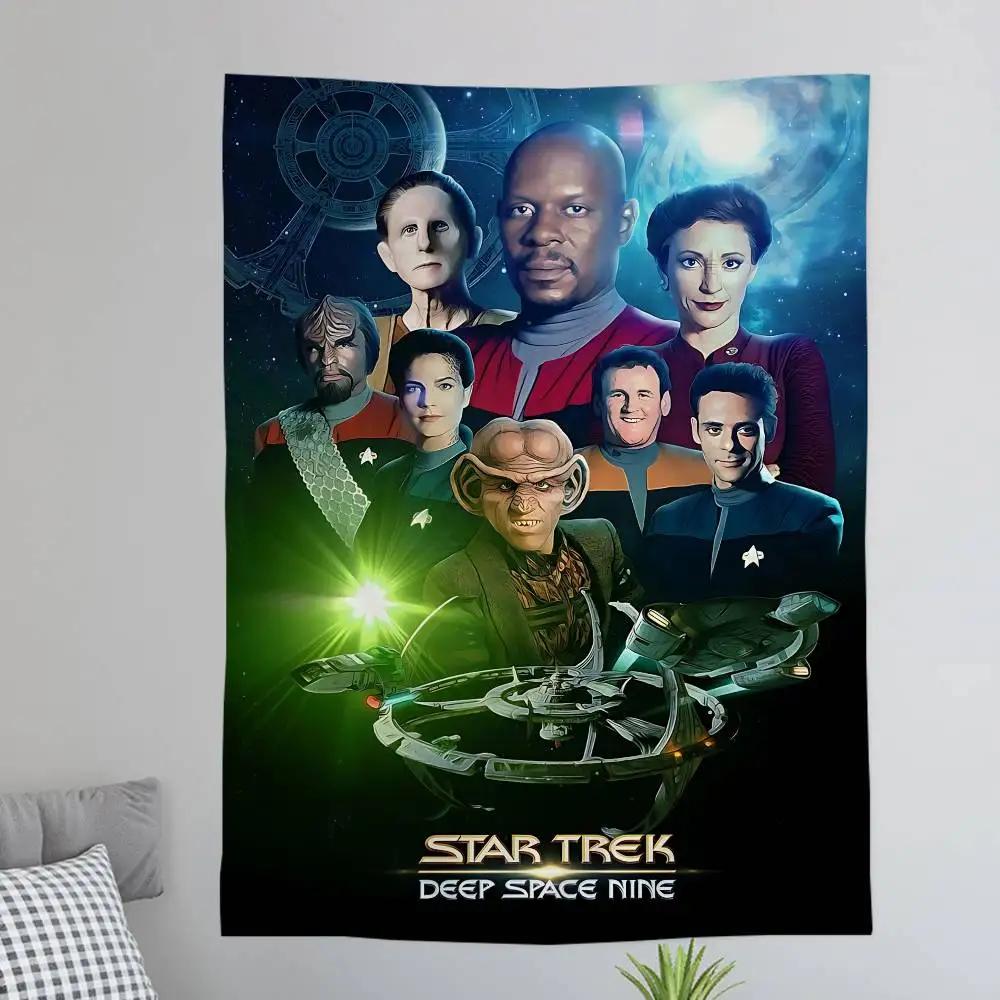 Sci Fi Series S-Star T-Trek Movie Hippie Wall Hanging Tapestries Bohemian Wall Tapestries Mandala INS Home Decor