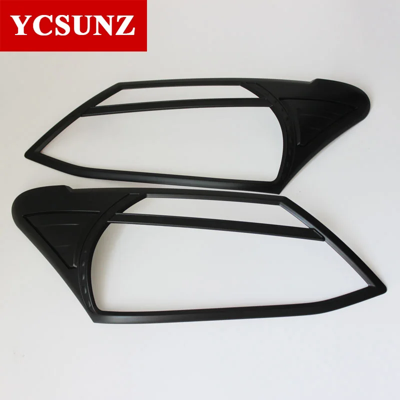 Headlight Covers Lamp Hood For Isuzu dmax Pick Up Accessories Headlamp Cover For Isuzu d-max 2012 2013 2014 2015 Ycsunz