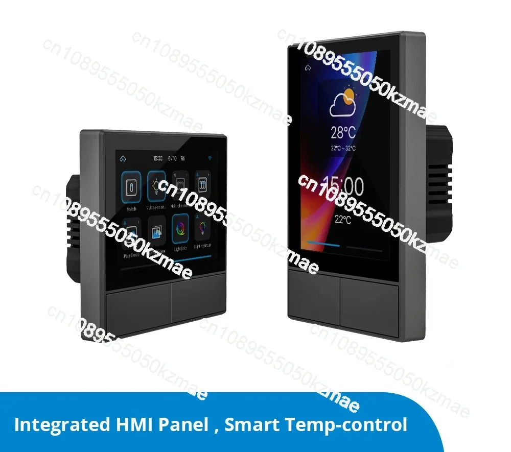 

WiFi intelligent scene switch thermostat temperature all-in-one control touch screen