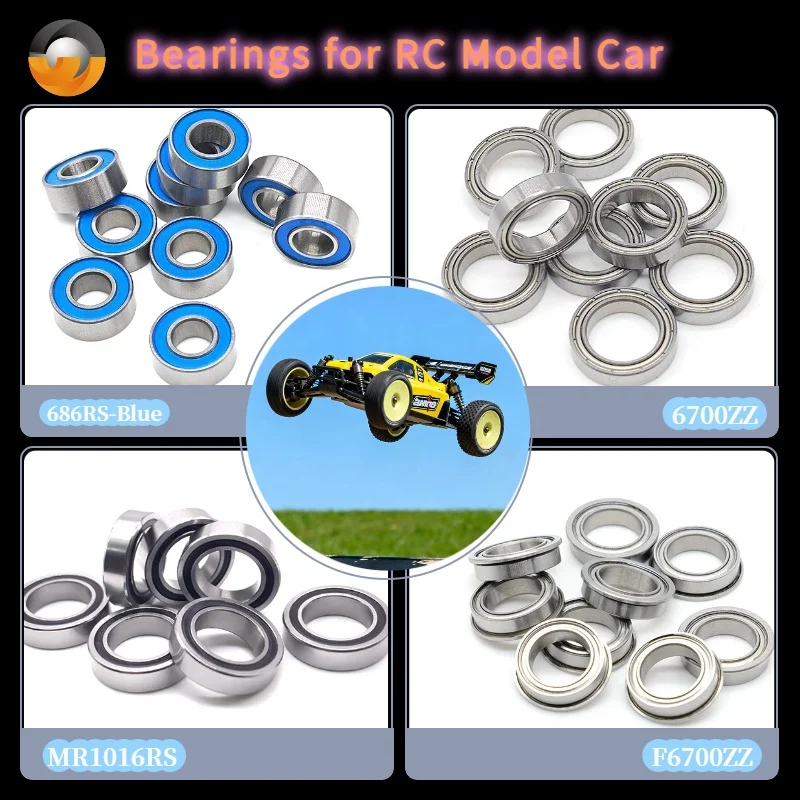 10 個の二重シールドクロム鋼ボールベアリング 698ZZ 8x19x6 ミリメートル RC モデルカー用 MR1319ZZ FR168ZZ F6700ZZ MR128ZZ MR105ZZW3