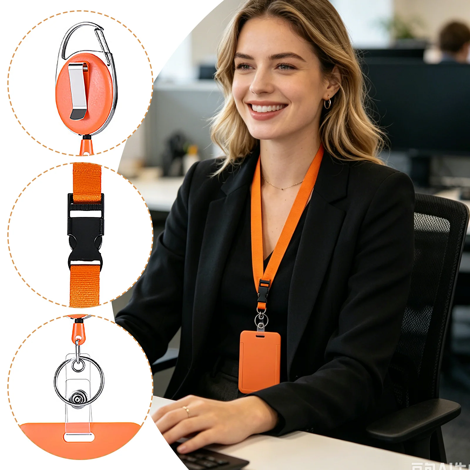 Hanging Neck Badge Holder Offi - Lanyard Badge Holder review and price