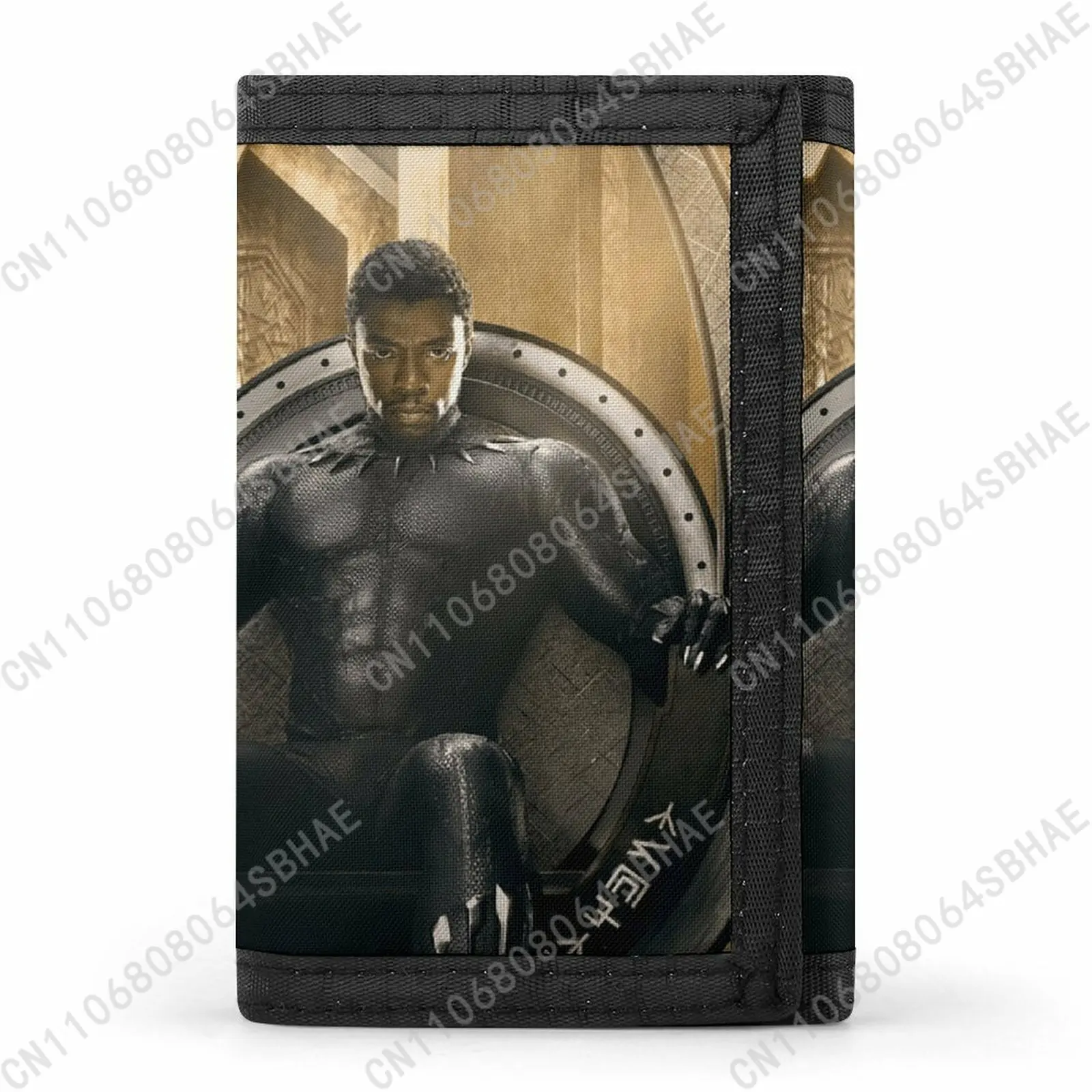 

Marvel Black Panther Tri Fold Wallet Teenage Girls Boys Slim 3 Fold Card Personalized Pattern Purse School Daily Use Cosplay