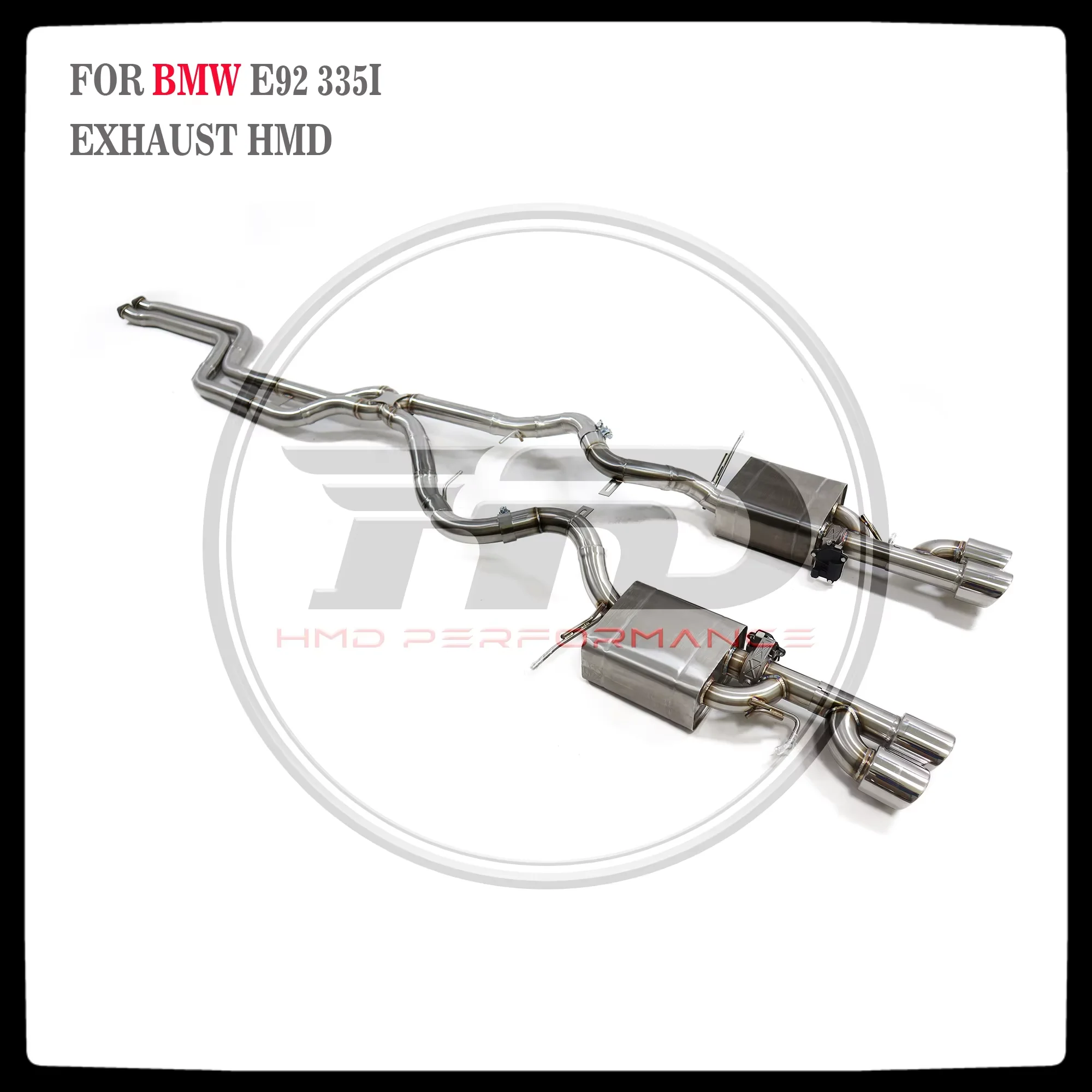 

HMD Stainless Steel Exhaust Catback For BMW E92 335i Change M3 Auto Modification Parts Valve Original Factory Agreement