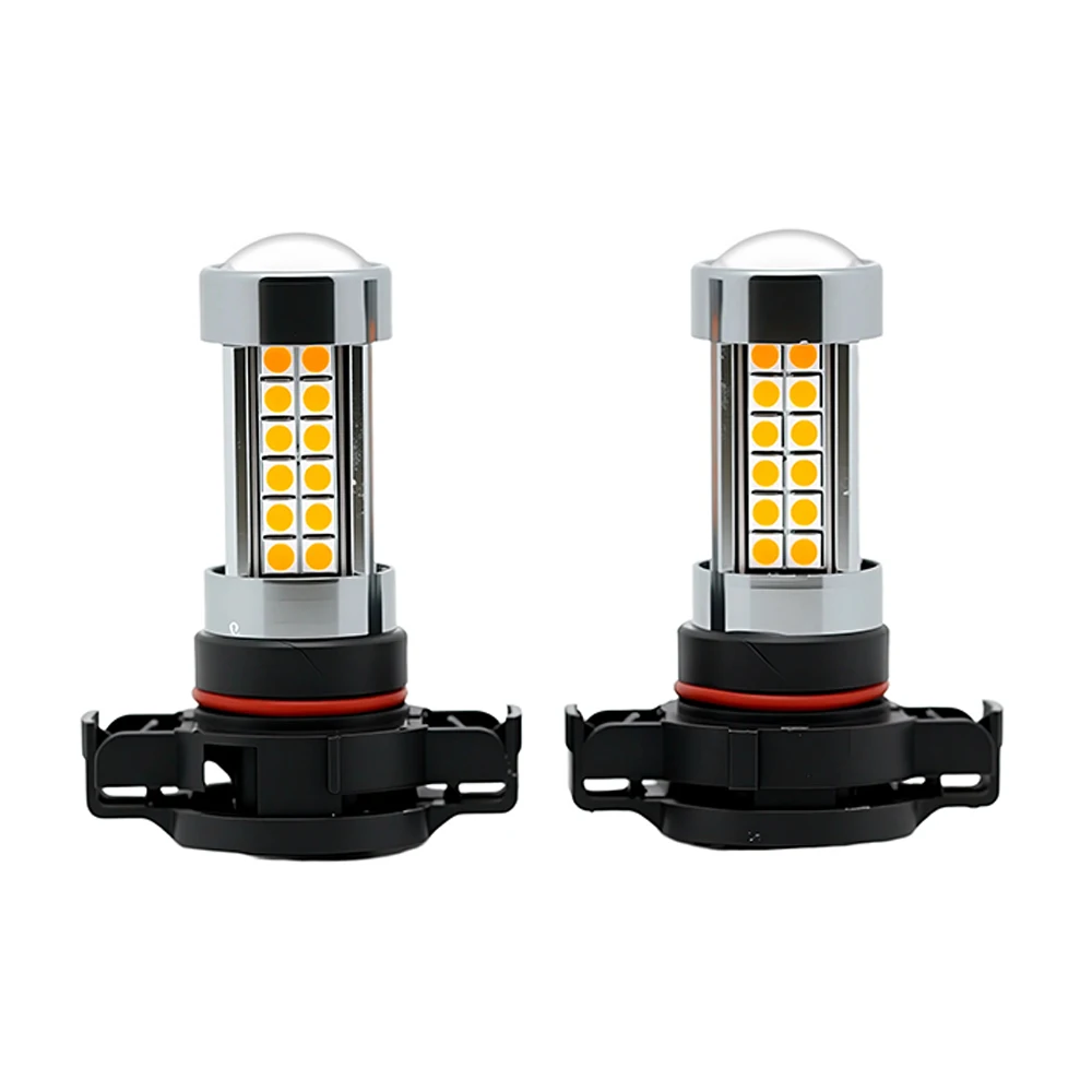 2Pcs/set LED Turn Signal Light PSY24W PG20/4 12188 for Audi A1 A3 Convertible A3 RS3 A6 S6 C7 Q5 8R Auto Amber Color Signal Lamp