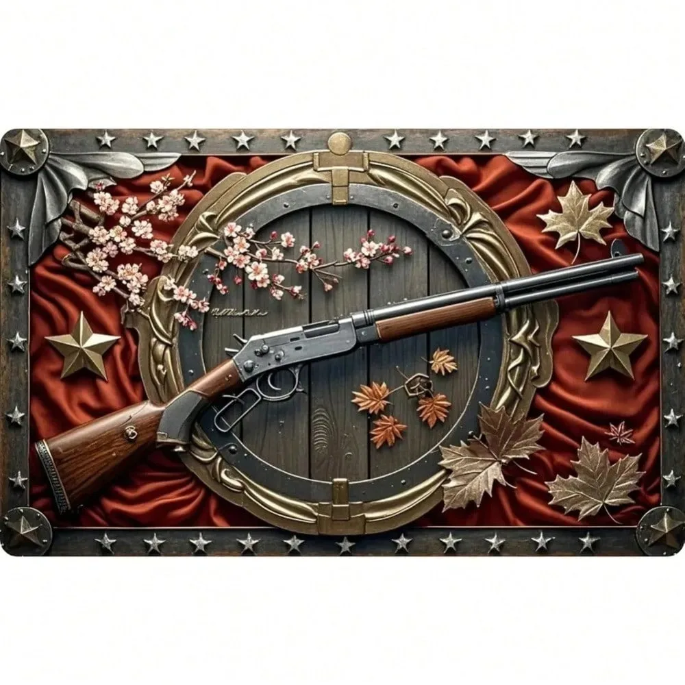 ديكور حائط على شكل شطرنج 2 عتيق من القصدير | ريترو ميتال 3D بصري 2D مسطح | ديكور غرفة المعيشة للمطبخ المنزلي والحمام والهالوين #1