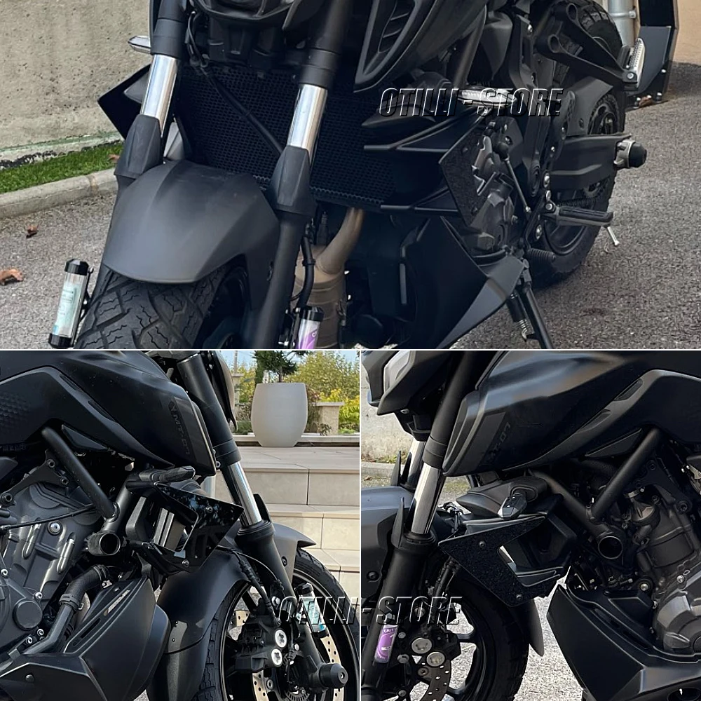 

Motorcycle Parts Side Downforce Naked Spoiler Winglet Fixed Wing Winglet Fairing Wing For YAMAHA MT-07 MT07 MT 07 2018 2019 2020