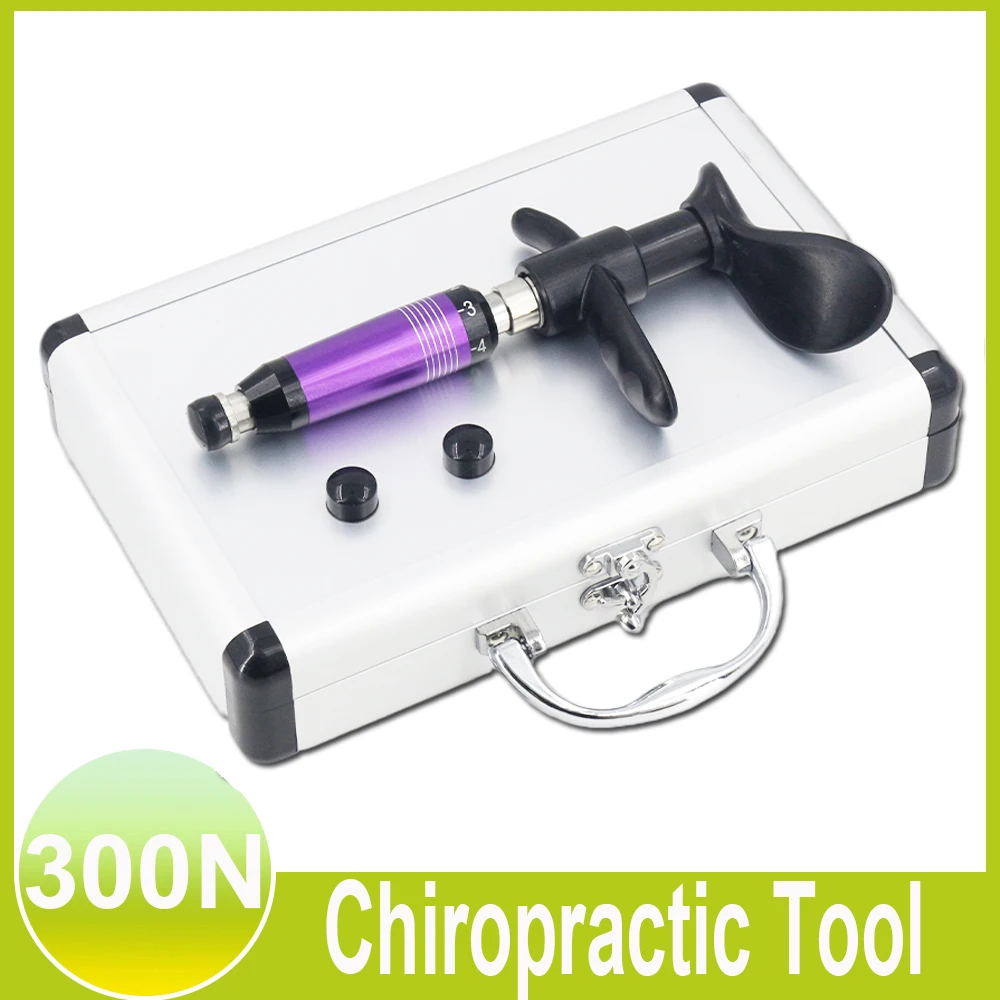 

300N Manual Chiropractic Tool Correction Spine Gun Portable Chiropractic Adjusting Tools Body Muscle Relax Home Use Massage Gun