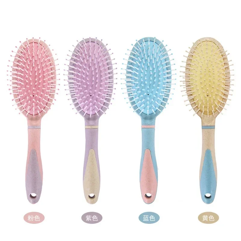 Wanmei Japanese Korean Candy Color Air Bag Comb Oval Wheat Straw Cushion Smooth Hair Makeup Household Co