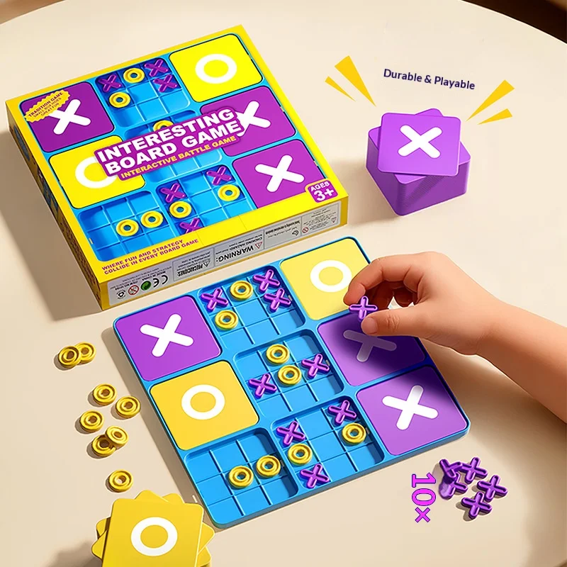 جديد تسعة قصر شبكة XO على شكل جيد رقعة الشطرنج التعليم المبكر سطح المكتب لعبة التدريب الأسرة جمع لعبة لعبة ألغاز للأطفال