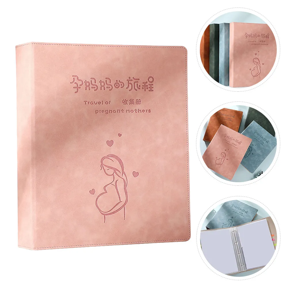 maternity-pregnancy-journal-book-keepsake-memory-hardcover-planner-for-mom-to-be-vintage-style-baby-milestones-tracker-gift-idea