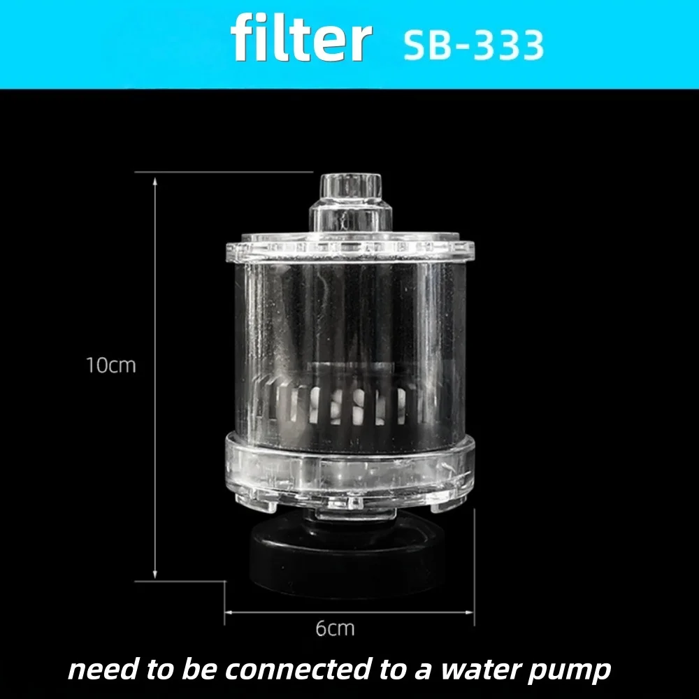 Aquarium Filter Fish Poop Stool Toilet Manure Suction Filter Collector Fish Tank Bio-Sponges With Media Balls Oxygen Increasing view 3