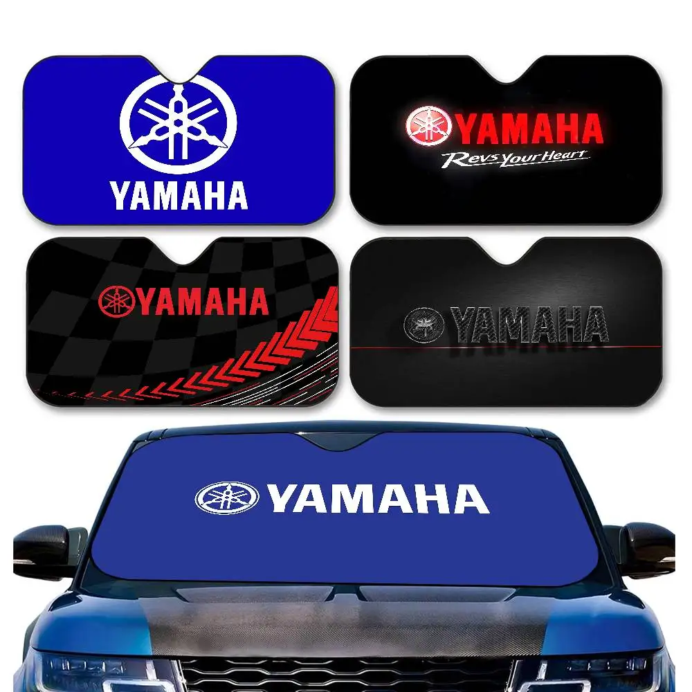 

Sign Y-Yamaha Car Sun Shade Windshield Foldable Cute Funny Sunshade By Vincent For Car Truck SUV Blocks