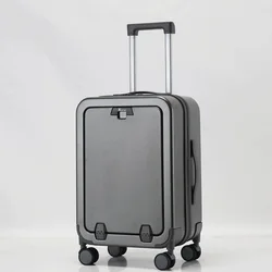 New Luggage Women's Trolley Case Durable Universal Wheel Password Suitcase Small Leather Suitcase Organizing Box Toolbox