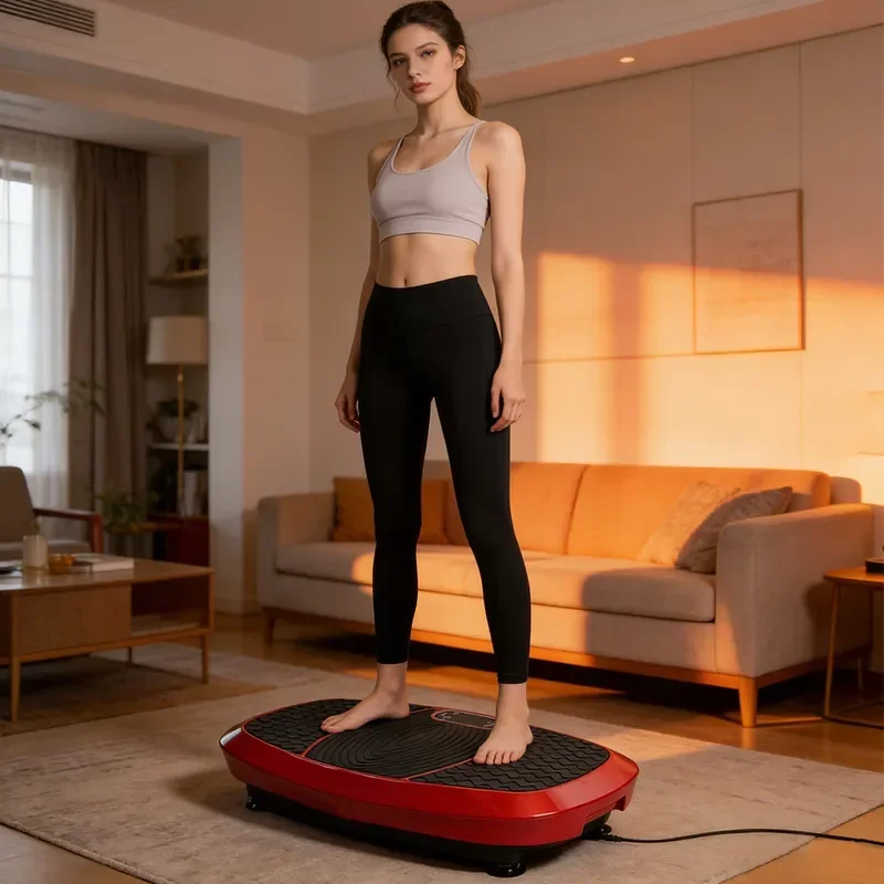 Dual Motor 3D Body Shaping Machine Vibration Fitness Reformer for Fat Reduction and Body Contouring Home Workout Equipment