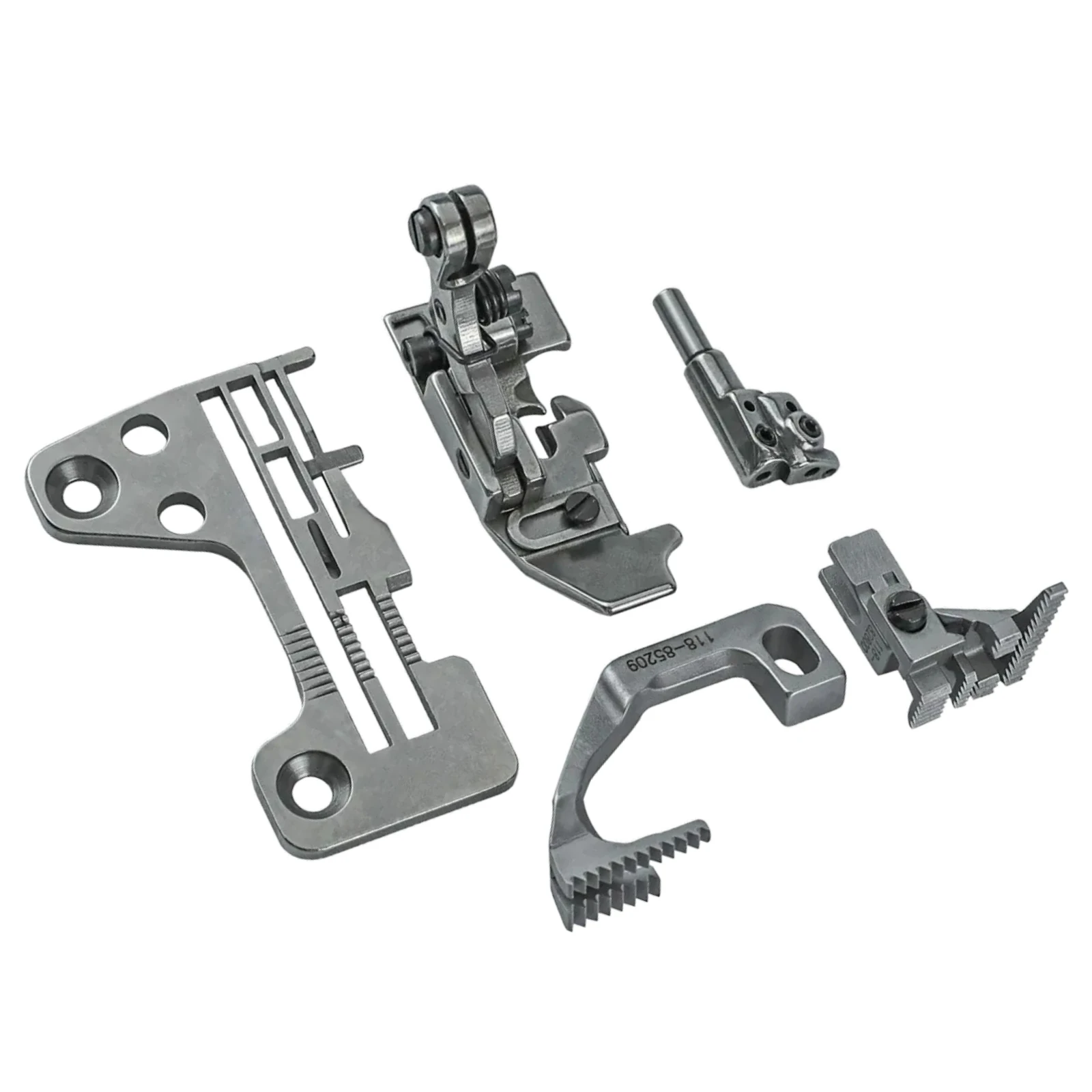 Gauge Set Fit KingTex SH6005-C32-M16 Industrial 5-Thread Overlock Sewing Machine (TP605C32, PF605C32, NC605032, FD60828+DF85209)