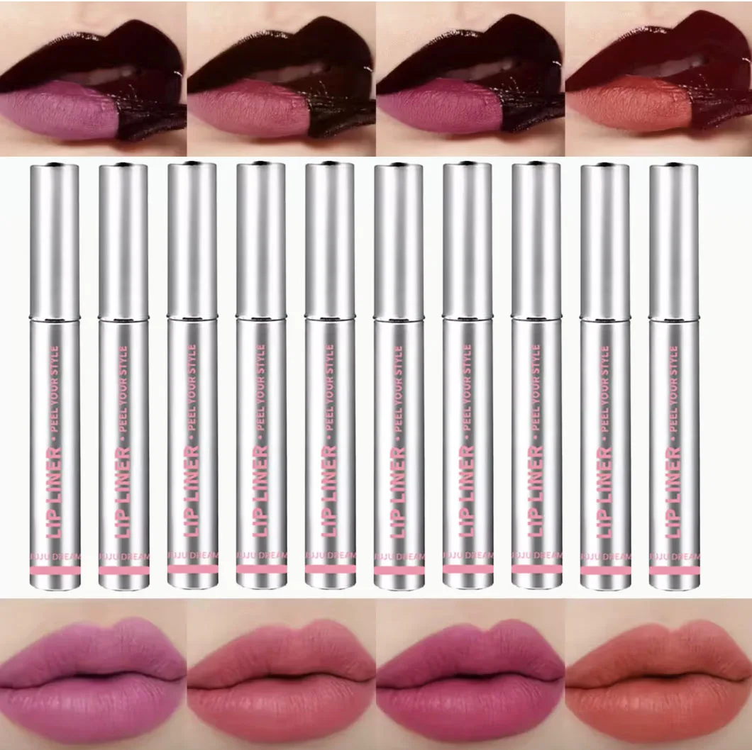 Peel Off Lip Stain – weich, matt, wasserfest, langlebig, farbwechselnd, antihaftbeschichtet, helle kühle Rose, leicht zu tragen, Unisex