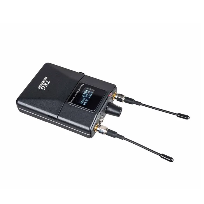 TKG 566-590MHz P301 مرحلة ستيريو في الأذن رصد المهنية الصوت مرحلة العودة نظام الرصد اللاسلكي للموسيقيين العصابات