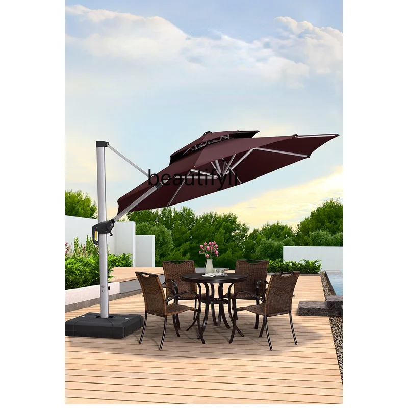 

Outdoor Sunshade Patio Umbrella Roman Umbrella Outdoor Large Sun Umbrella Balcony Terrace Garden Outdoor Outdoor Umbrella