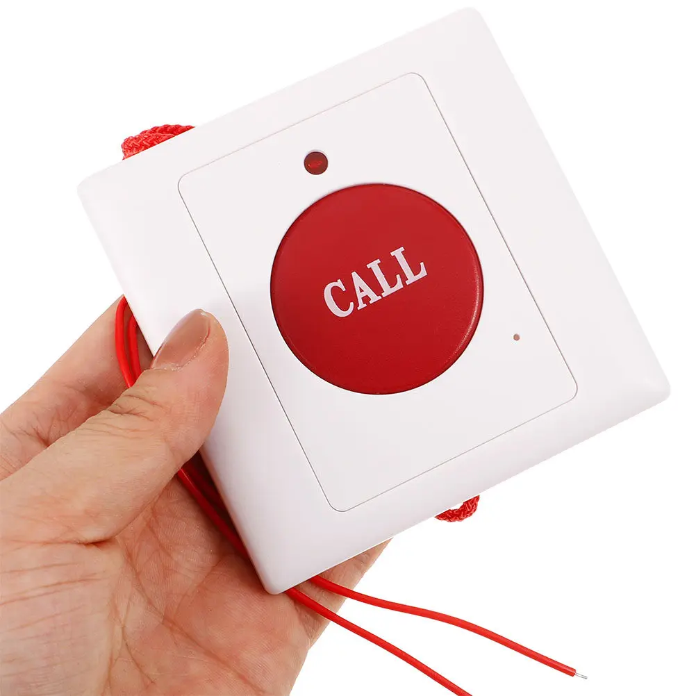 

2Pcs Wall Mounted Elderly Emergency Call Button Pull Cord Sos Alarm for Seniors Patient Reliable Safety