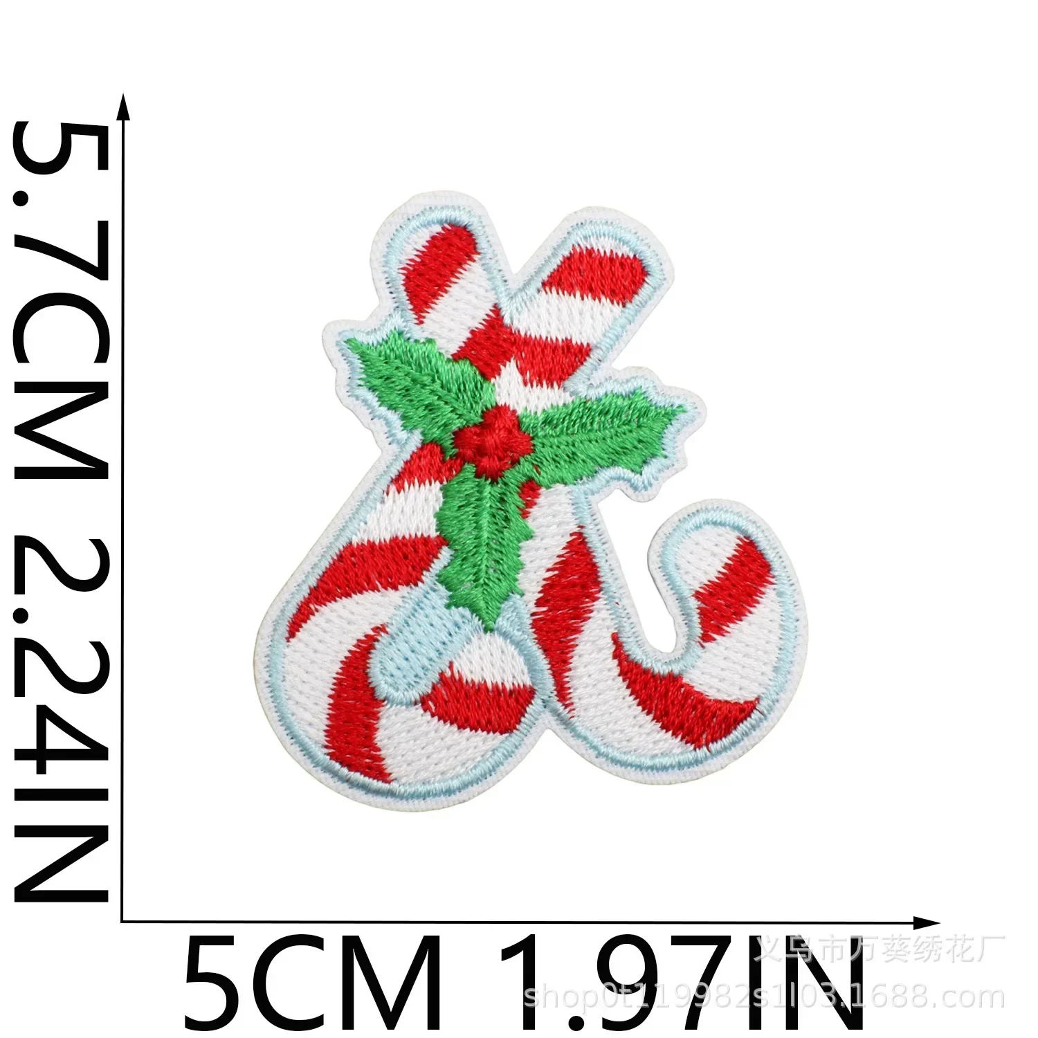 

1/10PCS Set Christmas Badge Embroidery Patch Ironing Clothes Hat Bag Shoe Repair Materials Telephone gift Box Decoration