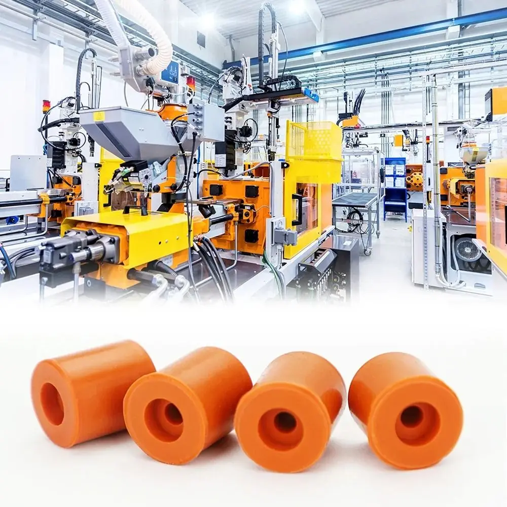 Accessorio per stampante 3D con livellatore per piattaforma resistente al calore, colonna di livellamento per letto caldo in silicone da 4 pezzi