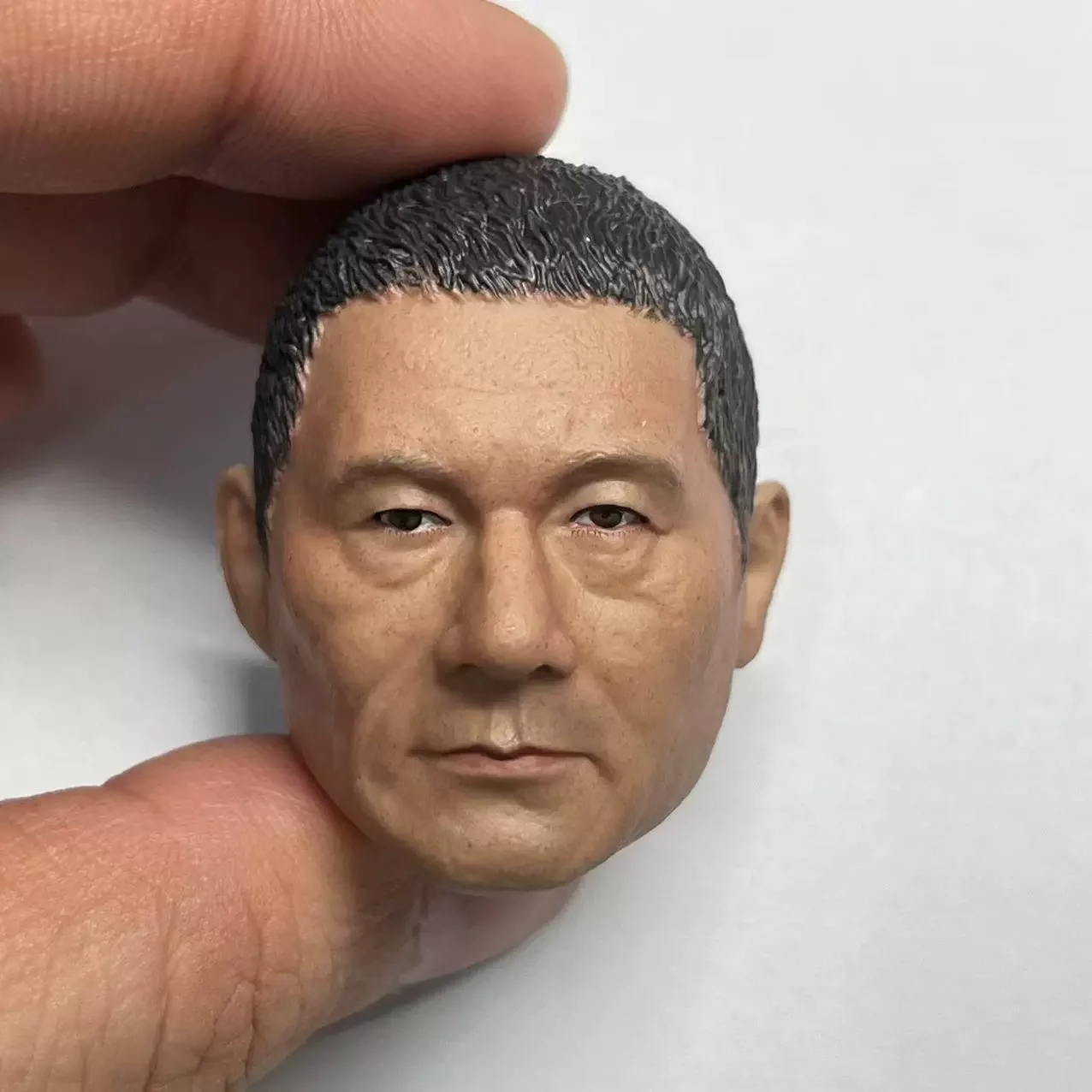 Kitano Takeshi、きたの たけしpanited Male Head Carving Movie Japanese  Actor Soldier Doll Model 1/6 Scale Action Figure Body Toys