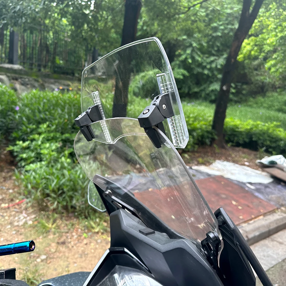 Einstellbare Verlängerung Windschutzscheibe Windschutz Spoiler Deflektor Für Honda Africa Twin XRV 650 XRV 750T XRV650 CRF1000L XRV 750 – Detail 4