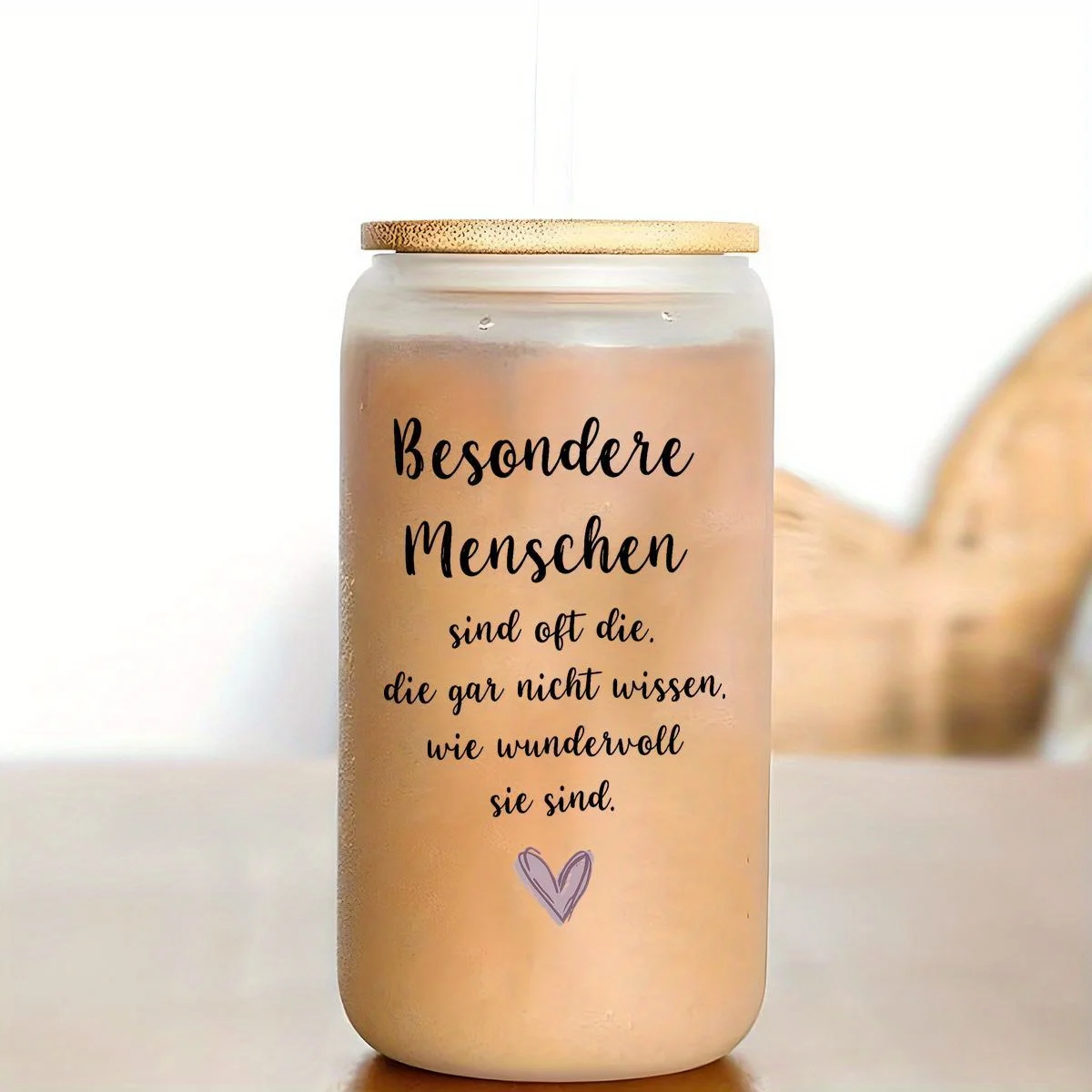 

German Friendship Greeting Set. Glass bottle, drinking glasses & cups for friends & loved ones.