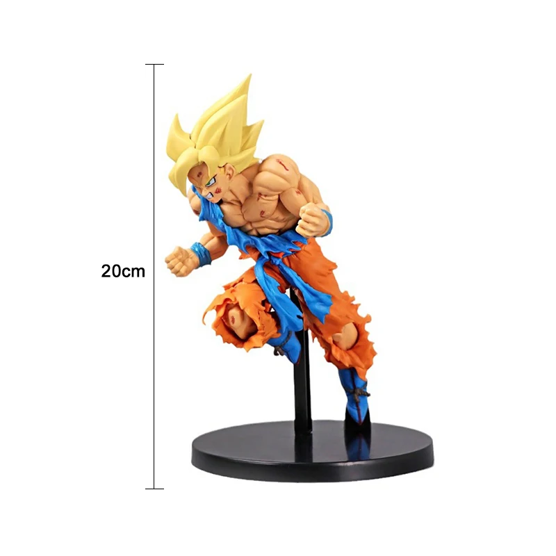 20cm Dragon Ball Z Anime Figure Son Goku Super Jump 50th Anniversary Commemorative Ver Action Figure DBZ Fans Collect Model Gift