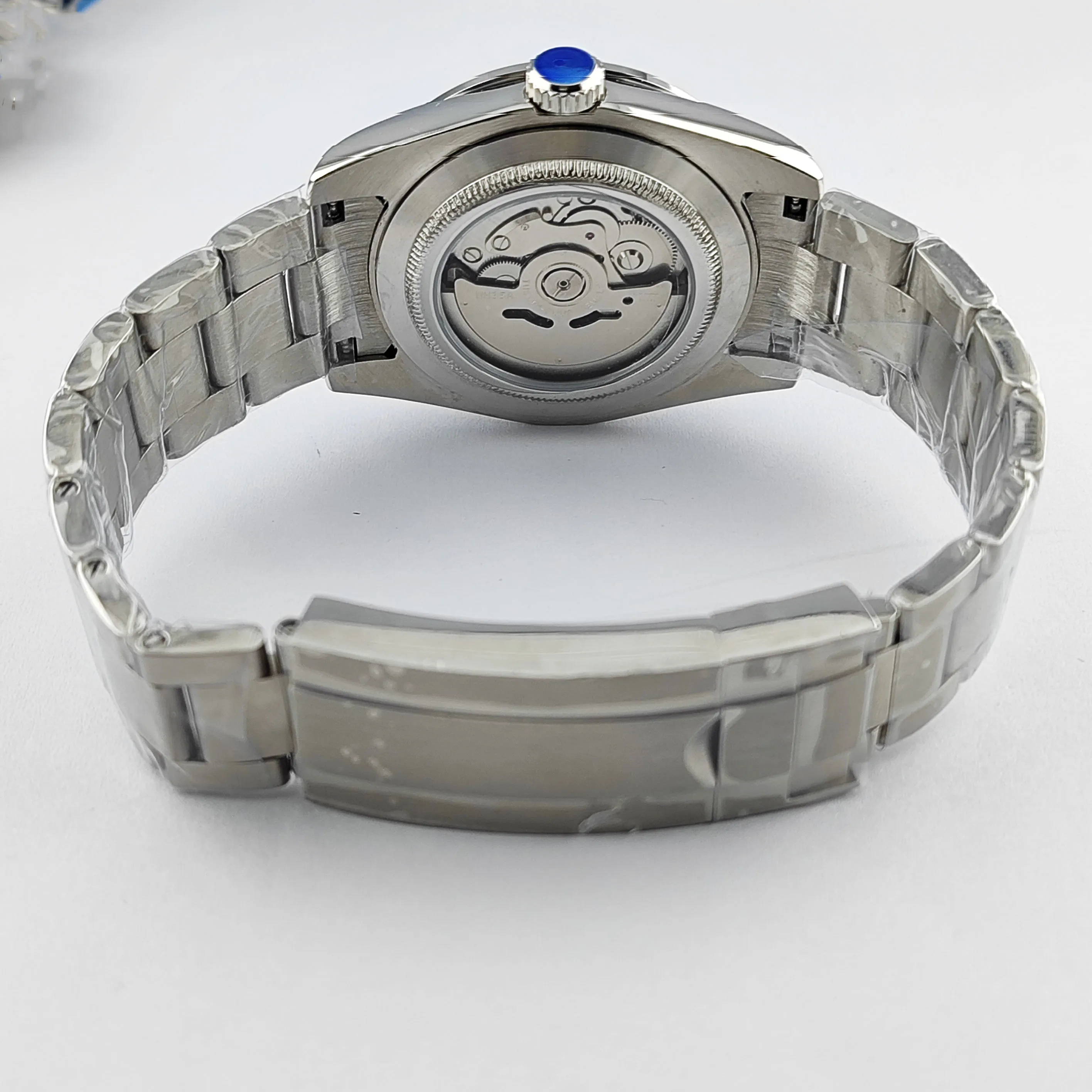 Jam Tangan 36Mm/39Mm Jam Tangan S Dial NH35 Jam Tangan Bisnis Modis Pria Pergerakan Kaca Safir NH35