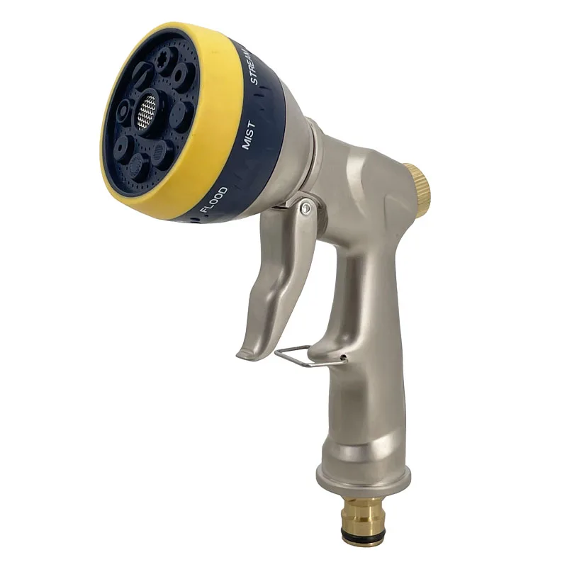 

1pc Adjustable Garden Water Gun , Sprinkler Hose Nozzle , High PressureWasher , Car Wash Cleaning Tool , Lawn Watering Sprinkler