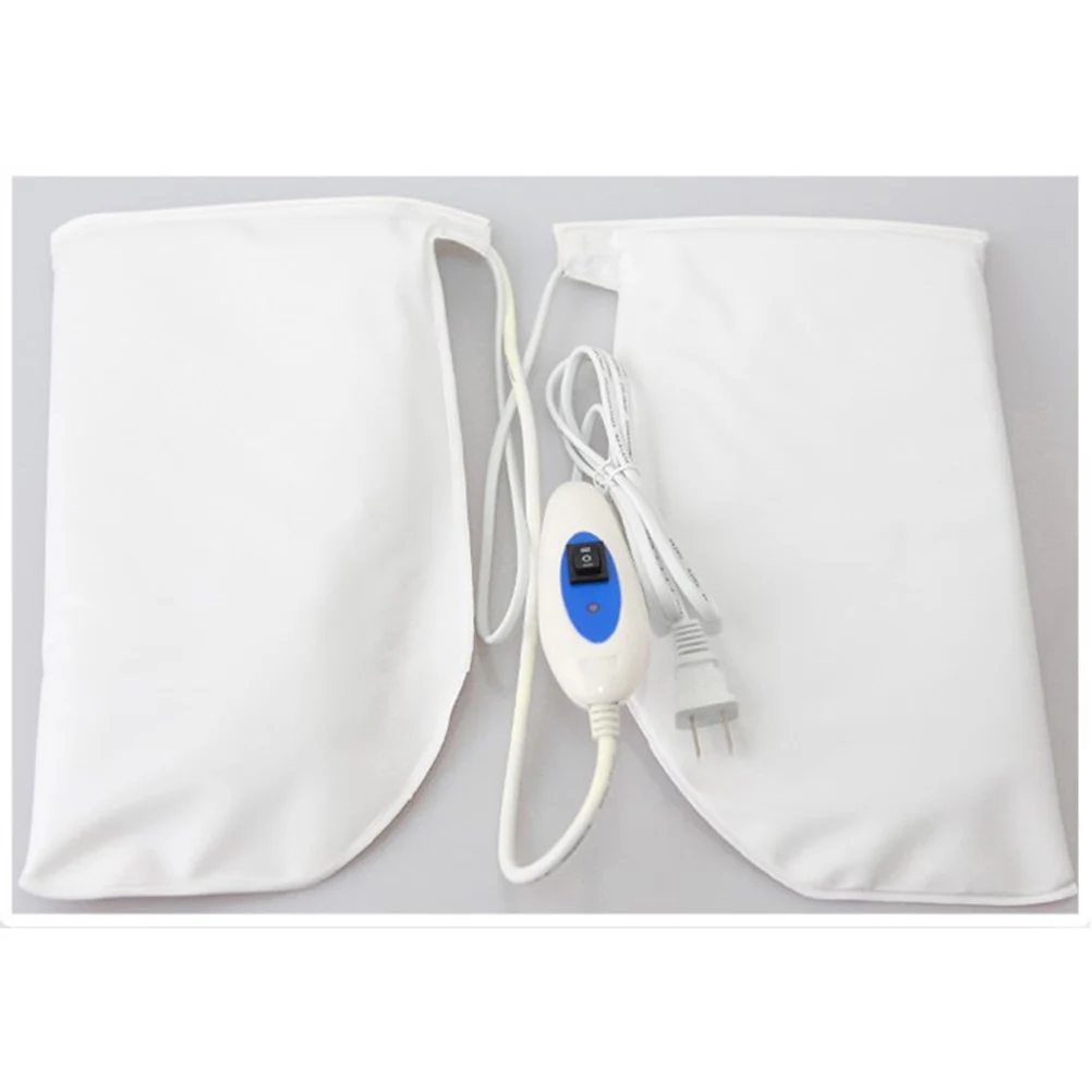 

Electric Mittens for Hands White Us Plug One Size Fits All Paraffin Wax Gloves Hand Treatment Mitts Therapy Insulated Spa Cover