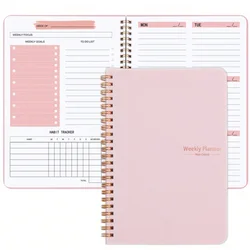 2023-2024 A5 Agenda Planner Notebook Diary Weekly Planner Goal Schedules Organizer Notebook For School Stationery Office