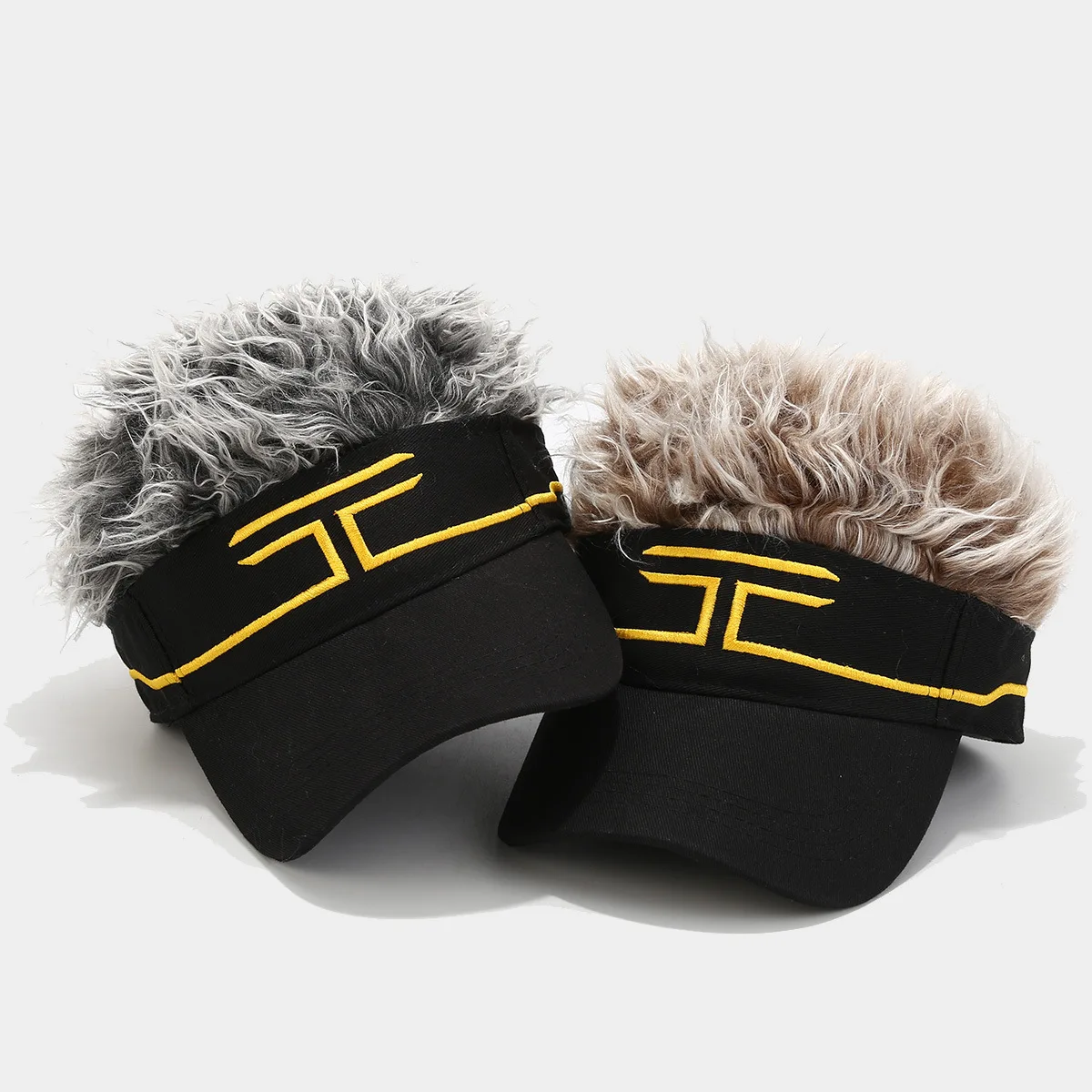 Neue lustige Perücke Wukong Hut Frauen Männer Streetwear verstellbare Persönlichkeit Baseball mützen Europa Amerika Retro Hip-Hop Trend Hüte