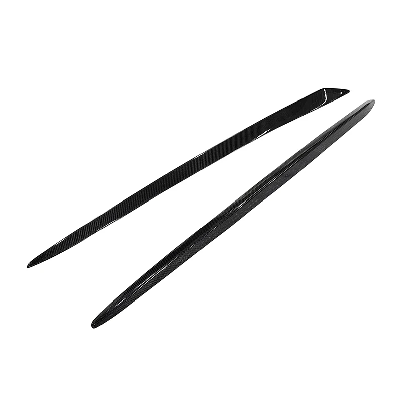 Carbon Fiber For Alfa Romeo Giulia Car Side Skirts Splitters Flaps Apron Parts Upgrade Body kit Car Accessories